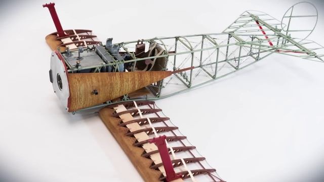 Red Baron's famous triplane "Fokker Dr. I": 750 pieces in motion... смотреть онлайн