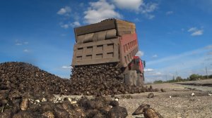 Howo 8x4 перевозка свеклы серия первая