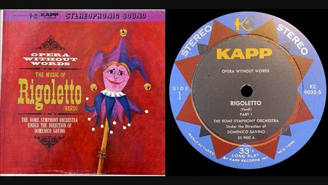 Verdi: Rigoletto - Opera Without Words - 1958, KAPP KC-9032 смотреть онлайн