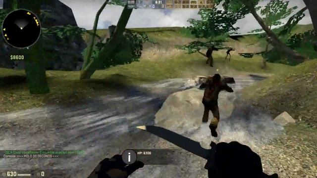 Counter Strike Global Offensive Zombie Escape mod online gameplay on Pirates of the Caribbean map смотреть онлайн