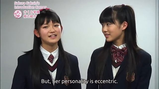 20130313 Sakura Gakuin Nakamoto Suzuka & Sugimoto Mariri Introduction ENG SUB смотреть онлайн