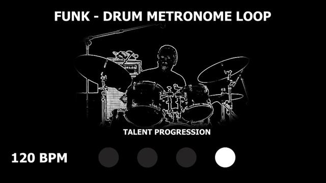 Funk | Drum Metronome Loop | 120 BPM смотреть онлайн
