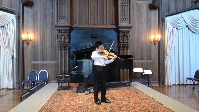 Pierce Wang, age 11, violinist, plays Heinrich Wilhelm Ernst's "Der Erlkönig" смотреть онлайн