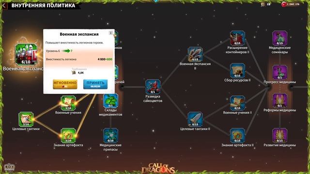 Политики в Call Of Dragons #callofdragons