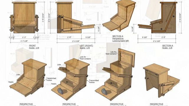 CF _ Chicken Feeder Plans Construction - How To Build A Chicken Feeder смотреть онлайн