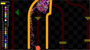 Survival Marble Race in Algodoo