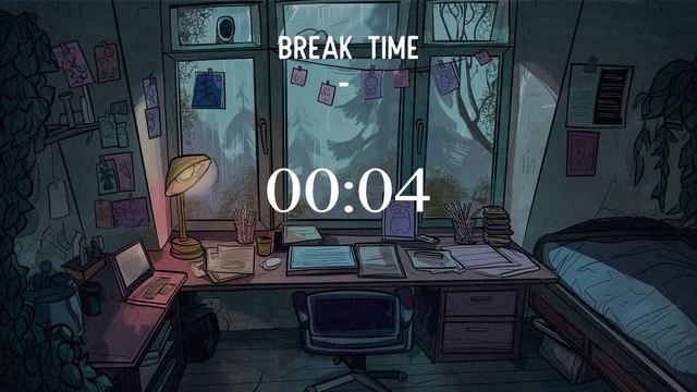 Study focus ★︎ 25 Minute Timer ★︎ Lofi Pomodoro 25/05 ★︎ 4 x 25 min смотреть онлайн