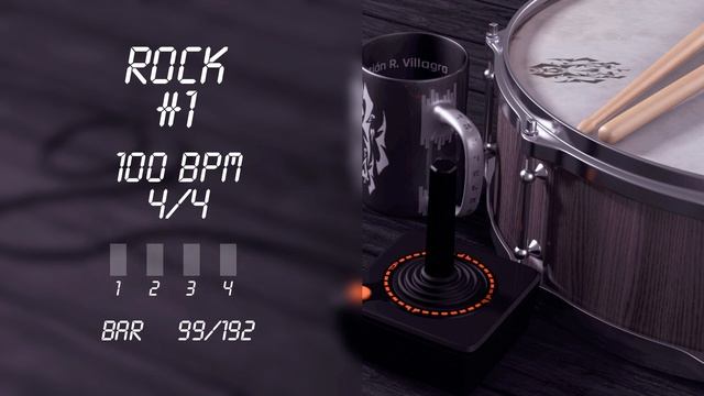 100 BPM 4/4 🥁 ROCK DRUM LOOP #1 | Drum for Musician Practice смотреть онлайн