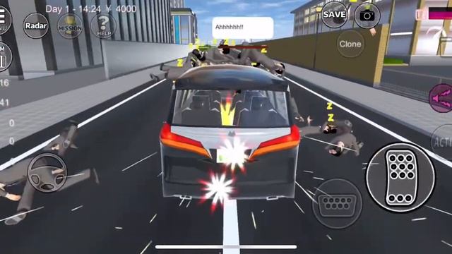 47 Nonomura minoru VS Toyota Alphard 《Sakura school simulator》 смотреть онлайн