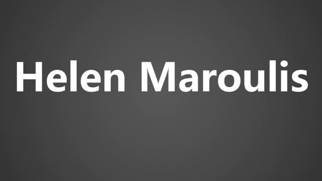 How To Pronounce Helen Maroulis смотреть онлайн