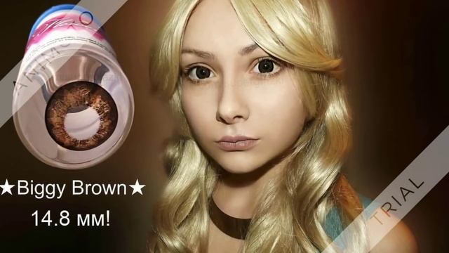 Цветные линзы. Популярные кукольные цветные линзы. смотреть онлайн