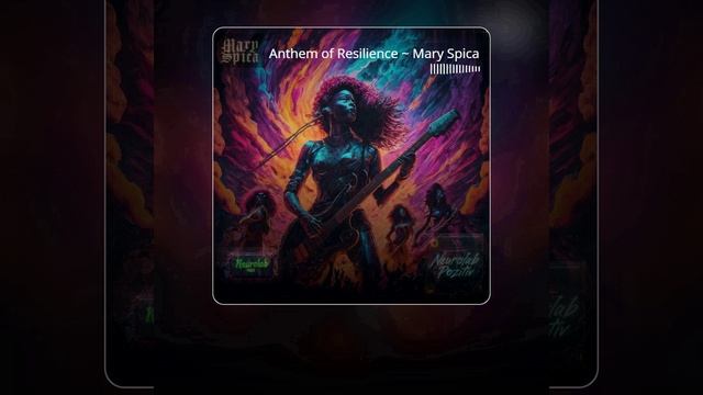 Anthem Of Resilience ~ Mary Spica