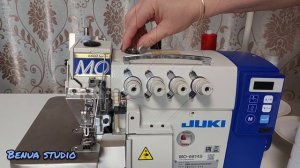 Заправка маслом и смазка оверлока Juki MO 6814 s
