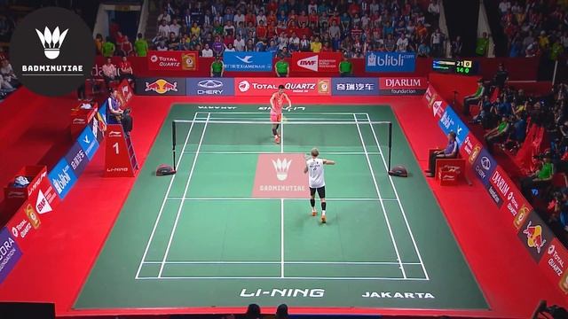 [8K50FPS] - MS - Final - Chen Long vs Lee Chong Wei - 2015 World Championships - Highlights - смотреть онлайн