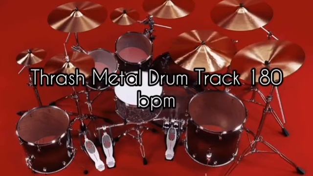Thrash Metal Drum Track 180 Bpm