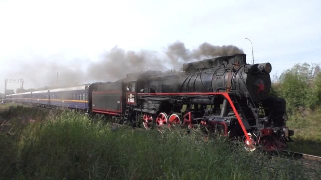 "Рускеальский экспресс". Паровоз Л-2055 с туристическим поездом Сортавала — Горный парк Рускеала смотреть онлайн
