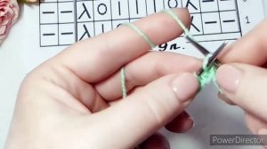 Узор «Ажурные дорожки» спицами                                #узоры_спицами