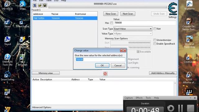 PES 2017 transfer free (cheat engine) смотреть онлайн
