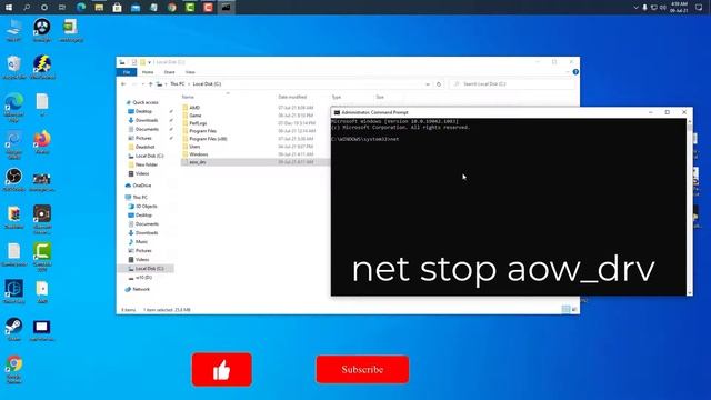 How to delete aow_drv.log file from Local disk (C) on windows 10. Gameloop BlueScreen problem solv смотреть онлайн
