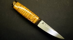 Нож финского типа. Ч.5 Рукоять из бересты