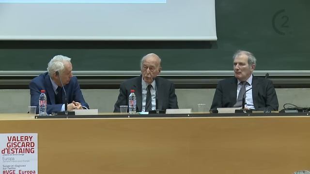 Europa | Conférence de Valery Giscard d'Estaing смотреть онлайн
