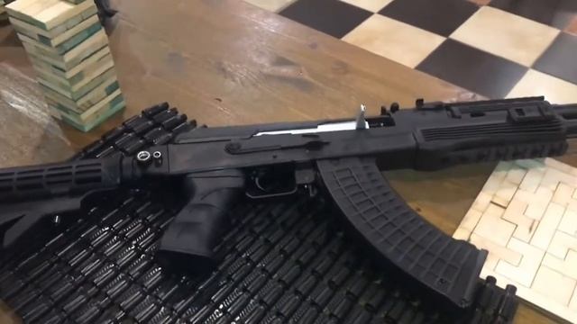 Обзор гидробол автомата АК47 в тактическом обвесе