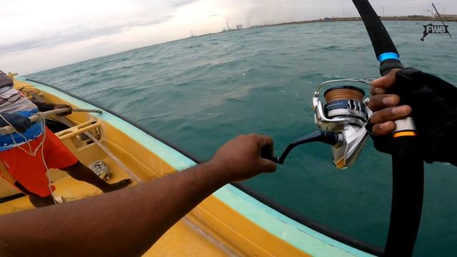 Halco Roosta Popper 160mm 78gm || Caught 17.5 Kg GT Fish || Thoothukudi #fishingvideo