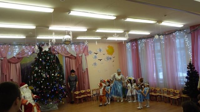 Декабрьский новогодний утренник в саду смотреть онлайн