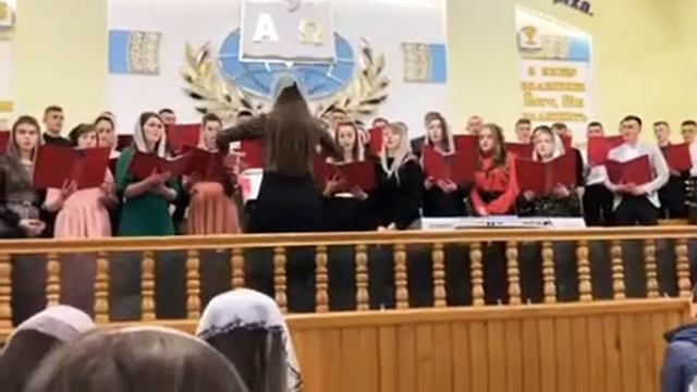 Молодіжний хор ЕХБ с. Колодязне. "Господа благослови земля" смотреть онлайн