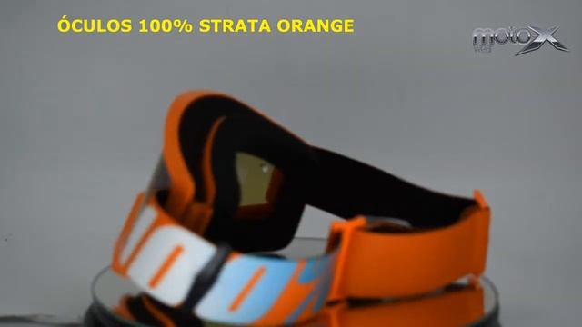 Óculos Motocross 100% STRATA ORANGE смотреть онлайн