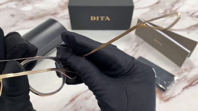 Dita Eyeglasses Model-Tessel Color-DTX118 DTX/118 02 White Gold/Black смотреть онлайн