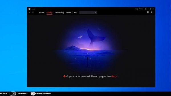 GAMELOOP ERROR AN ERROR OCCURRED PLEASE TRY AGAIN RETRY