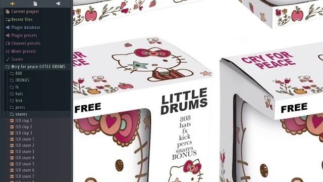 ЛУЧШИЙ БЕСПЛАТНЫЙ ДРАМ КИТ 2021 ГОДА (BEST FREE TRAP DRUM KIT EVER).LITTLE DRUMS.