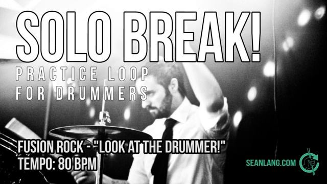 Solo Break! Drumless Track For Drummers - Fusion Rock - 