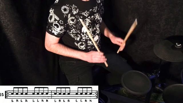 George Lawrence Stone “Stick control” Single beat combinations 13-18 смотреть онлайн