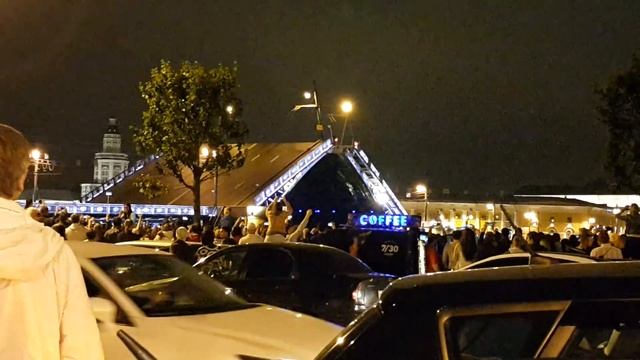 Поющие мосты,Санкт-Петербург,дворцовый мост,развод мостов,Нева.Singing bridges,Saint-Petersburg, смотреть онлайн