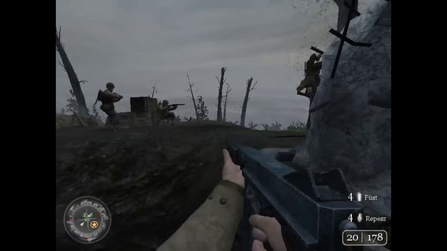 Call of Duty 2 végigjátszása magyarul 26.rész: A 400-as domb menti csata смотреть онлайн
