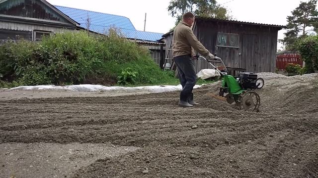 Мотоблок бульдозер