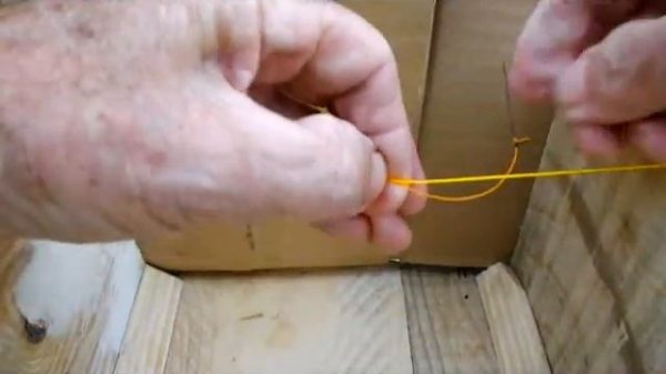 Fishing sliding stop knot for float fishing