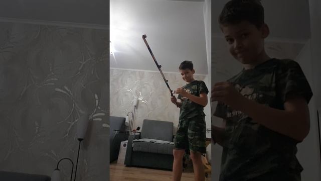 сам сделал удочку без инструкции! смотреть онлайн