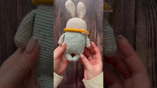 Зайка Соня, полухлопок #амигуруми #вязаниеигрушек #игрушкикрючком смотреть онлайн