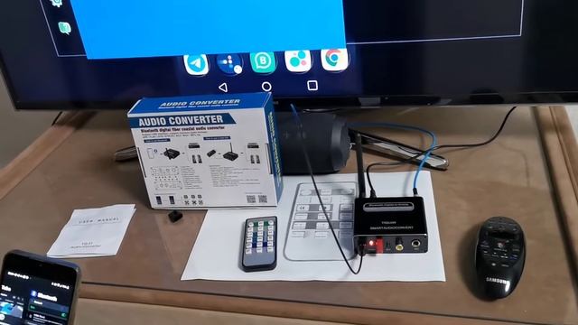 Обзор и инструкция на конвертер оптика coaxial Rca AUX с громкостью USB плеером Bluetooth и пультом смотреть онлайн