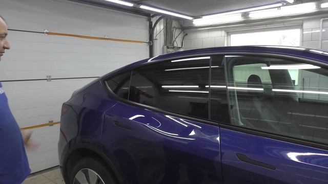Небольшой обзорчик Tesla Model Y 2021г!