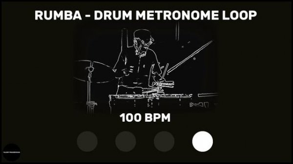 Rumba | Drum Metronome Loop | 100 BPM