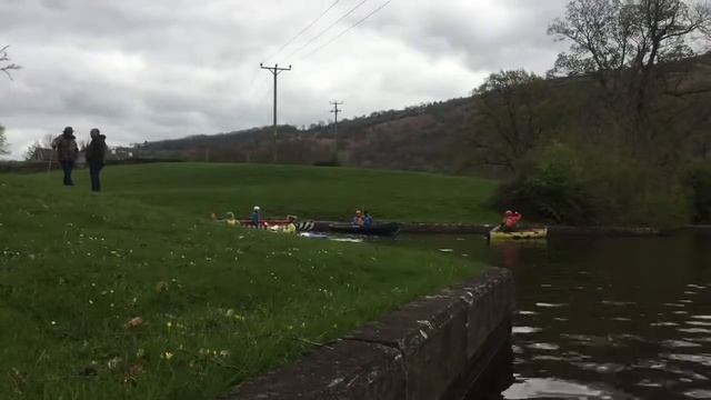canoeing Llangollen canal, and thomas telford aqueduct смотреть онлайн