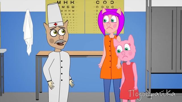 Пепа  Новые серии  Пепа стала носить очки, и в классе     ПодыграйКа