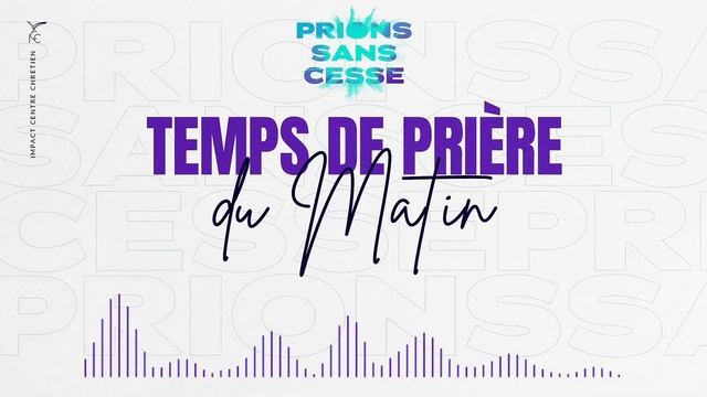 PRIONS SANS CESSE - MATIN - Mercredi 13 Mars 2024- Ps Eric ZOLA смотреть онлайн
