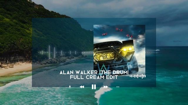 Alan Walker: The Drum Full Cream Remix | #alanwalker #beachmusic #music