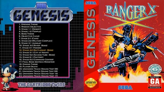 Ranger X - Sega Genesis OST смотреть онлайн
