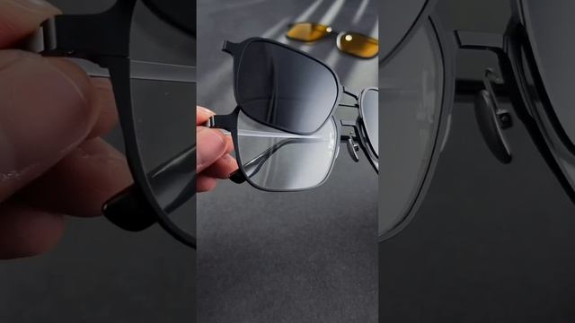 Магнитные поляризующие очки необходимо носить при вождении и рыбалке, одно зеркало и три #reels смотреть онлайн